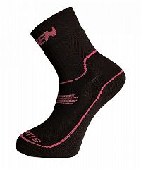 Ponožky HAVEN Polartis black/pink
